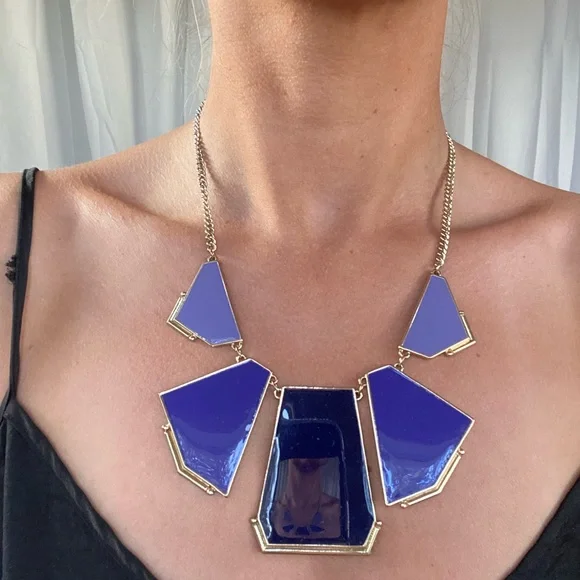 Chunky purple necklace - Picture 1 of 3